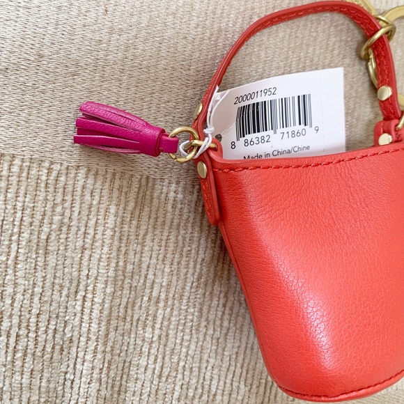 NWT COACH LEATHER DUFFLE BAG BARBIE KEY FOB KEY CHAIN Key ring - Picture 2 of 10